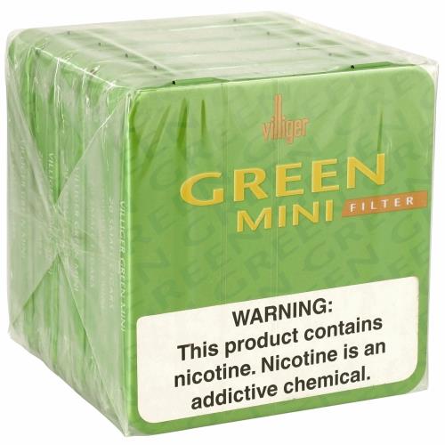 VILLIGER GREEN MINI FILTERED